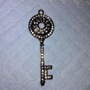 Key necklace charm